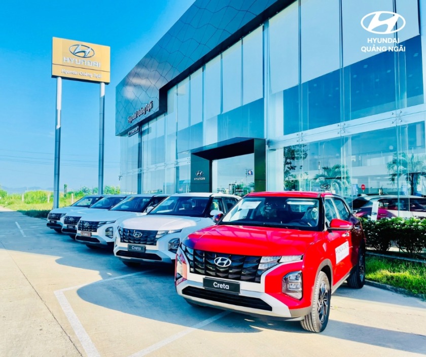 showroom oto Quảng Ngãi 