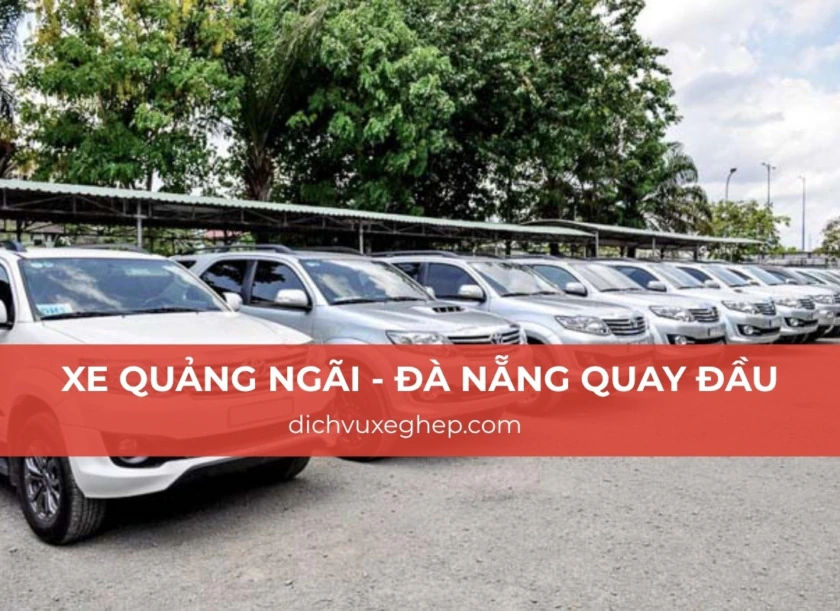xe Đà Nẵng - Quảng Ngãi quay đầu
