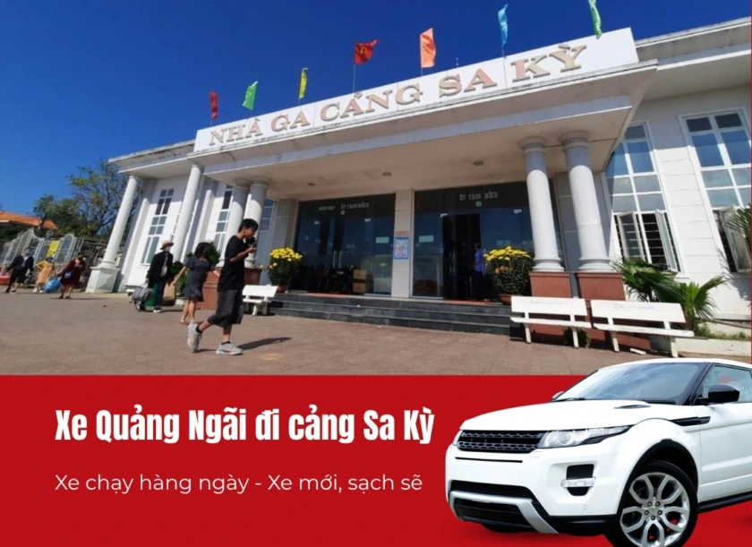 thuê xe Quảng Ngãi đi cảng Sa Kỳ