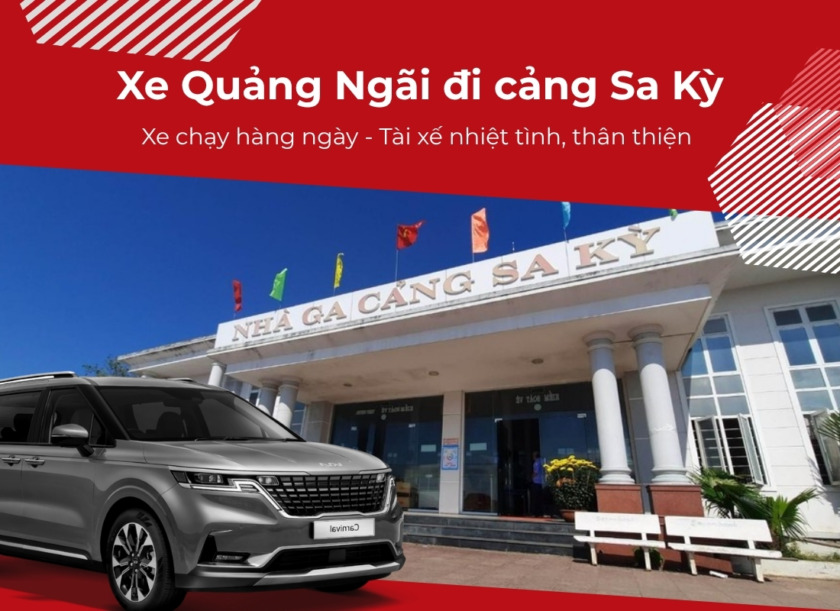 thuê xe Quảng Ngãi đi cảng Sa Kỳ