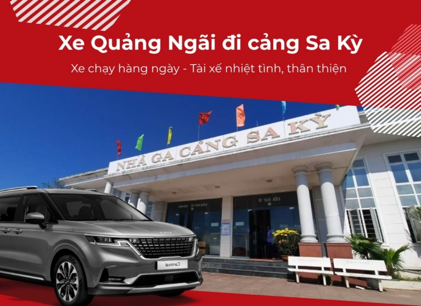 thuê xe Quảng Ngãi đi cảng Sa Kỳ