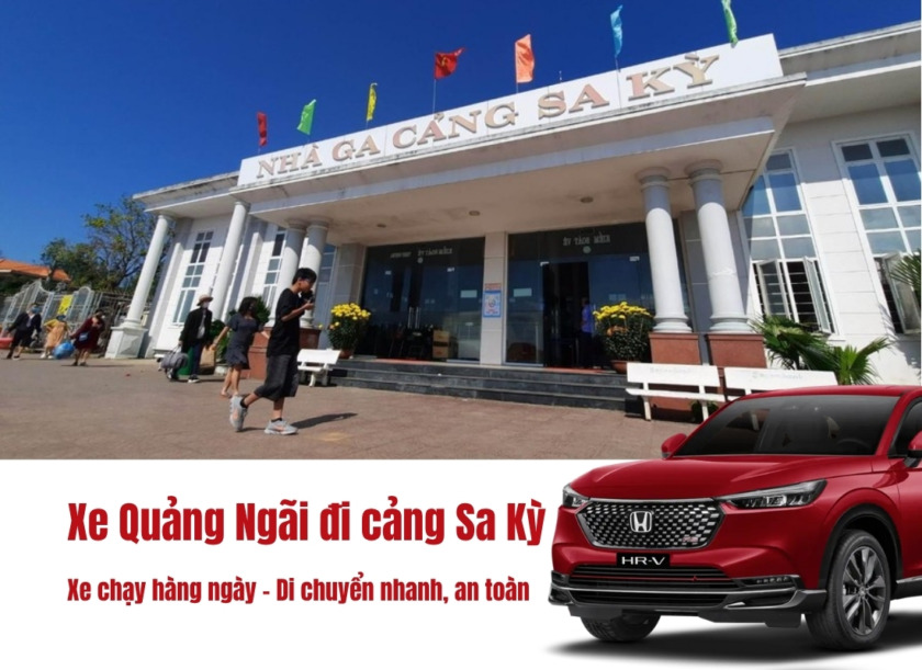 xe Quảng Ngãi đi cảng Sa Kỳ