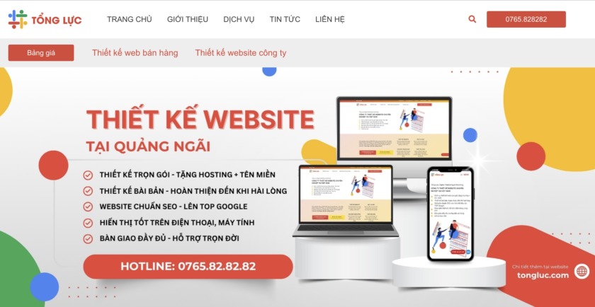 thiết kế web Quảng Ngãi Dịch vụ thiết kế web Quảng Ngãi